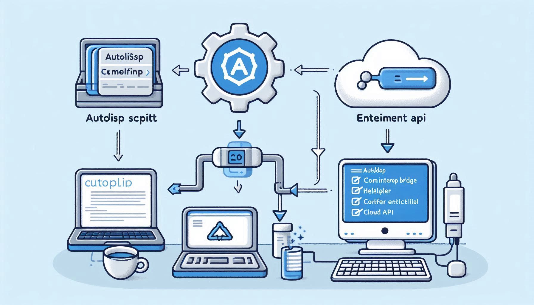 AutoLISP to .NET licensing flow