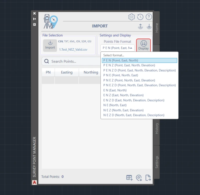 Choose column order